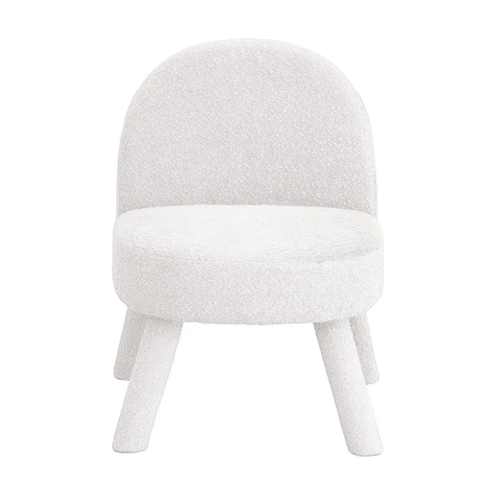 ABICA Fauteuil en tissu bouclette