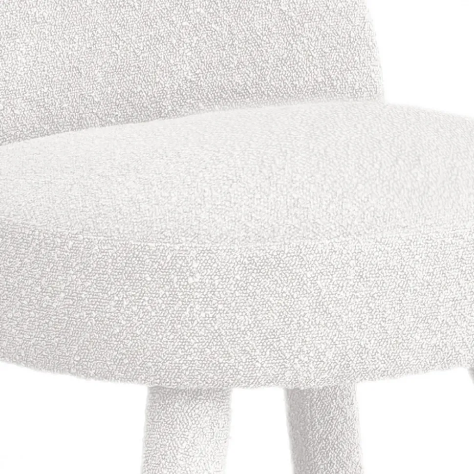 ABICA Fauteuil en tissu bouclette