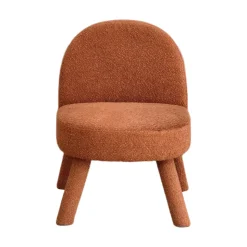 ABICA Fauteuil en tissu bouclette