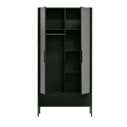 ADAM Armoire 2 portes 1 tiroir en bois
