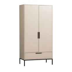 ADAM Armoire 2 portes 1 tiroir en bois