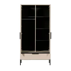 ADAM Armoire 2 portes 1 tiroir en bois