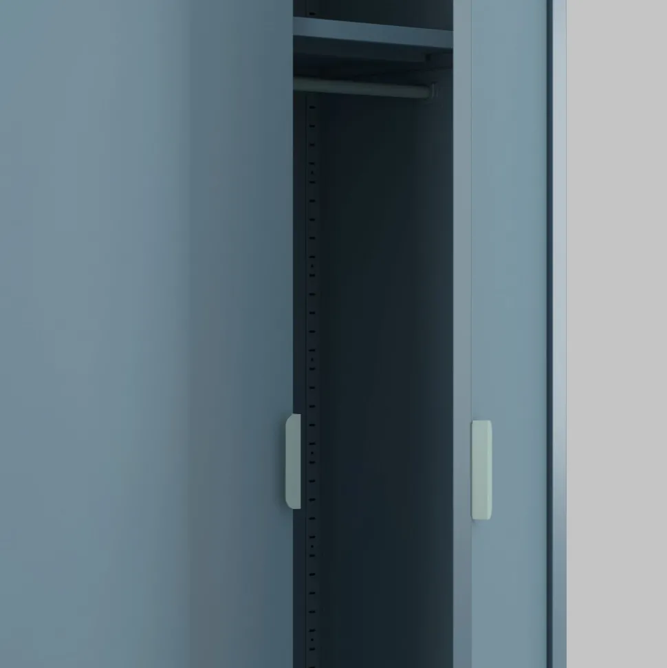 ADEL Armoire 2 portes en métal H180cm