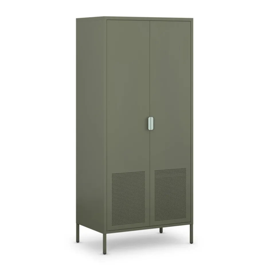 ADEL Armoire 2 portes en métal H180cm