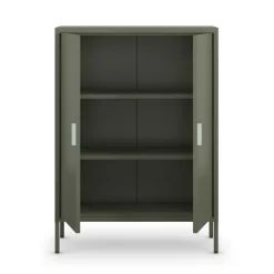 ADEL Buffet haut 2 portes en métal H110cm