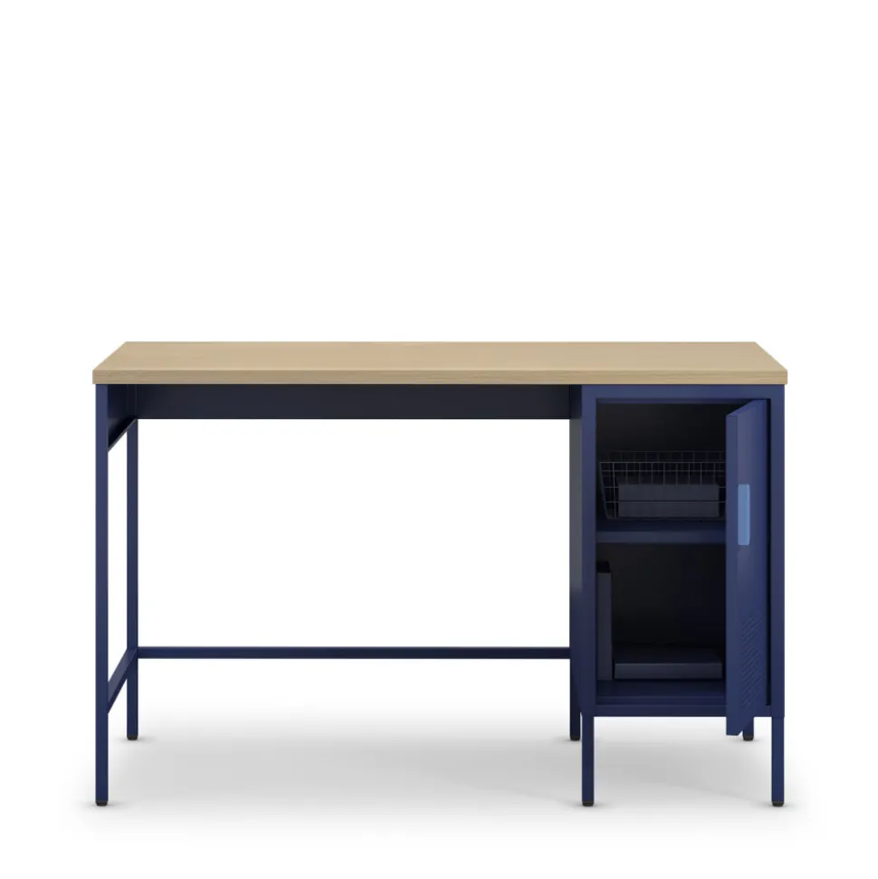 ADEL Bureau 1 porte en métal L120cm