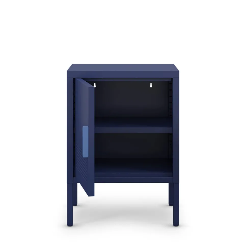 ADEL Table de chevet 1 porte en métal L40cm
