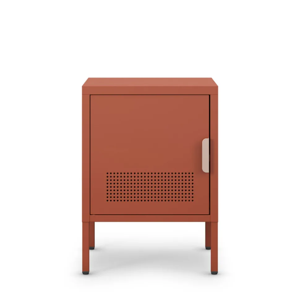 ADEL Table de chevet 1 porte en métal L40cm