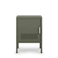 ADEL Table de chevet 1 porte en métal L40cm