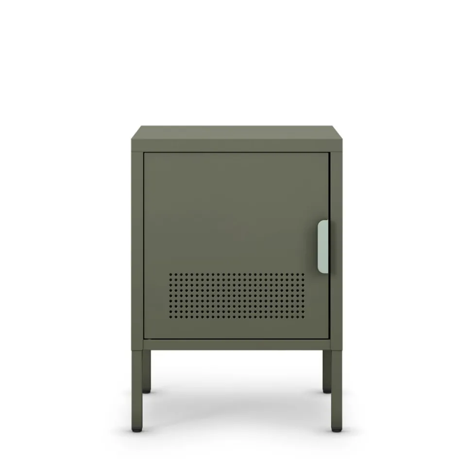 ADEL Table de chevet 1 porte en métal L40cm