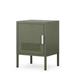 ADEL Table de chevet 1 porte en métal L40cm
