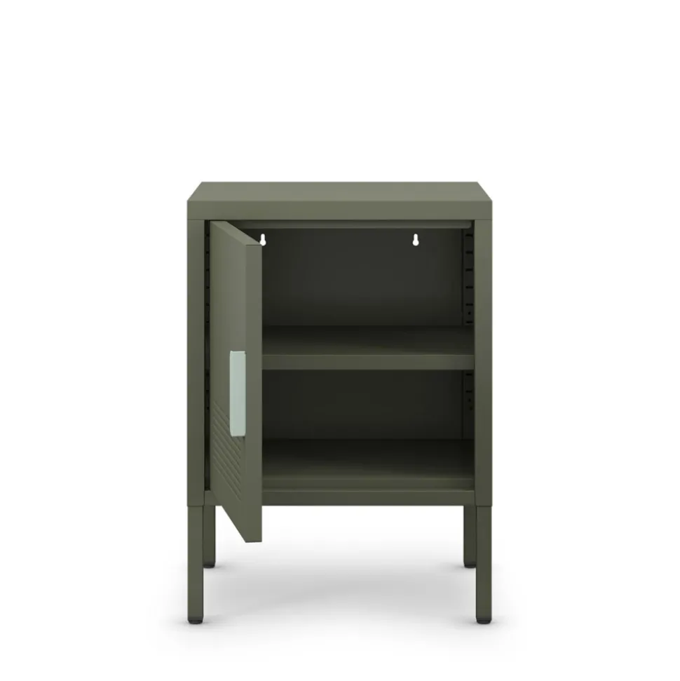 ADEL Table de chevet 1 porte en métal L40cm