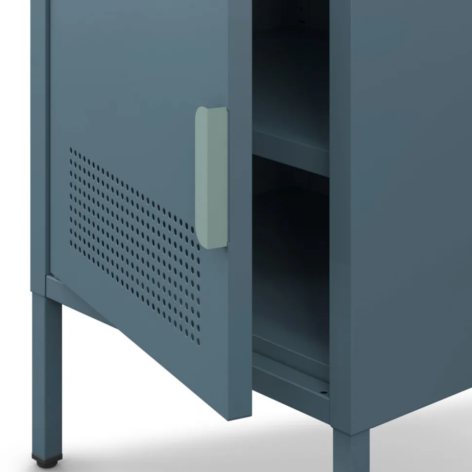 ADEL Table de chevet 1 porte en métal L40cm