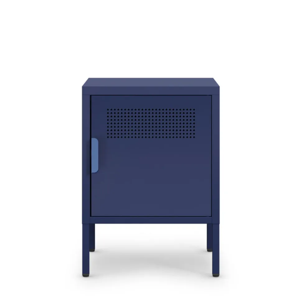 ADEL Table de chevet 1 porte en métal L40cm
