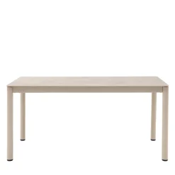 ALCUDIA Table à manger 6 personnes en céramique et métal