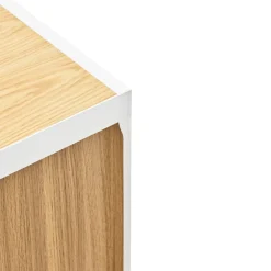 ARISTA Buffet en bois 4 portes 3 tiroirs L165cm
