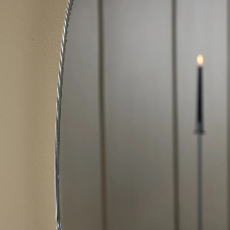 ASKERSUND Miroir organique en aluminium 65x40cm