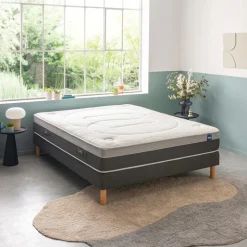 ASTRION Matelas à ressorts mousse mémoire de forme, accueil enveloppant