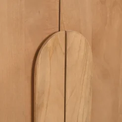 BALI Buffet 2 portes en bois massif L90cm