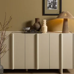 BASU Buffet 4 portes en bois L200cm