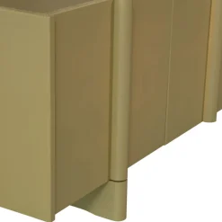BASU Meuble TV 4 portes en bois L200cm
