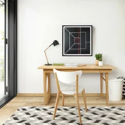 BAU Bureau design en bois 1 tiroir