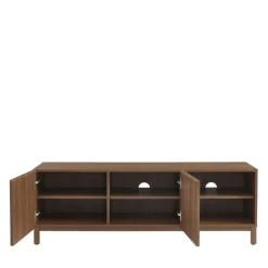 BELLY Meuble TV 2 portes en bois L140cm