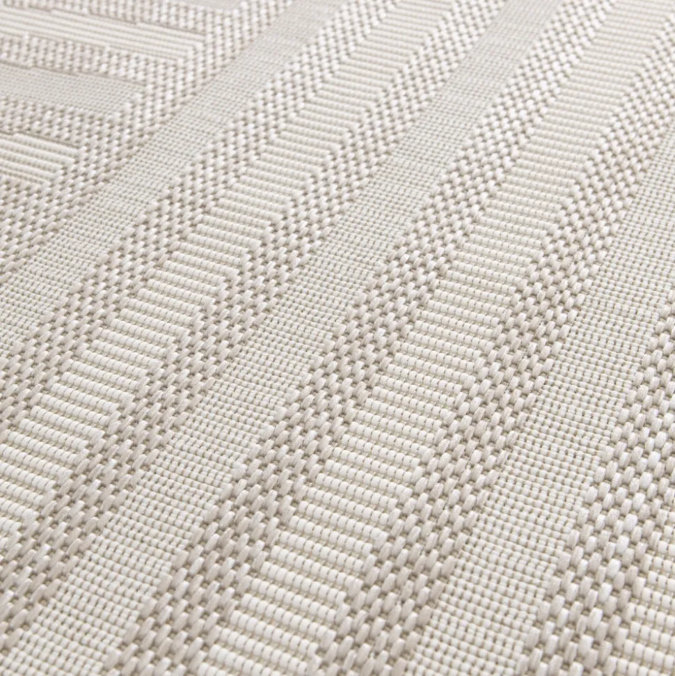 BIZANA Tapis d’extérieur à motif géométrique
