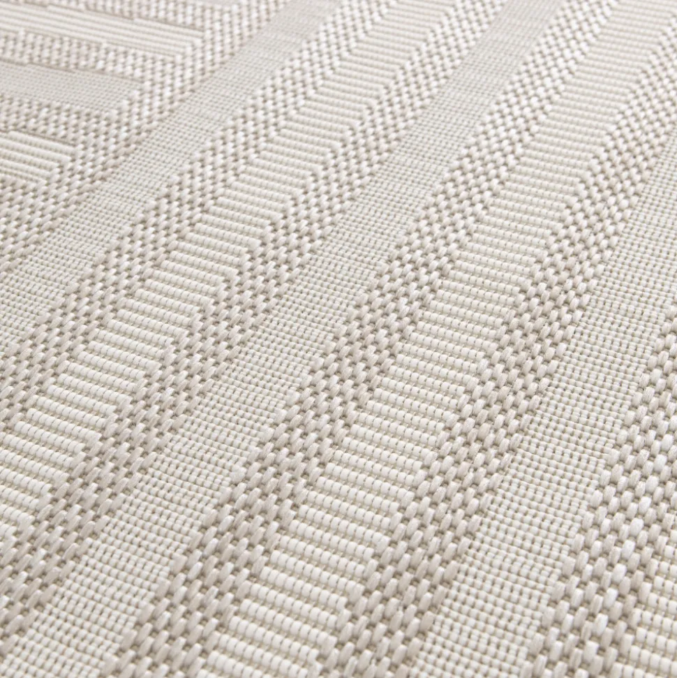 BIZANA Tapis d’extérieur à motif géométrique