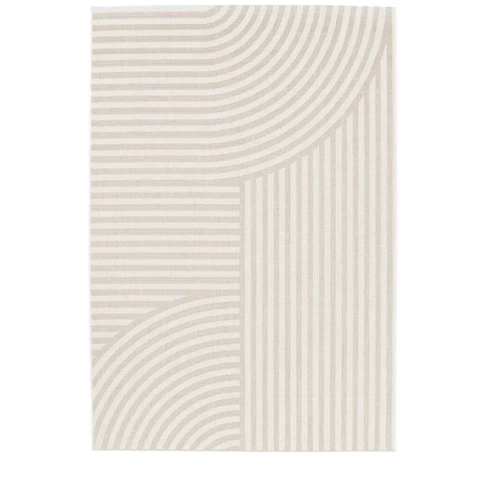 BIZANA Tapis d’extérieur à motif géométrique