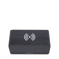 BLOCK Réveil en bois avec chargeur téléphone