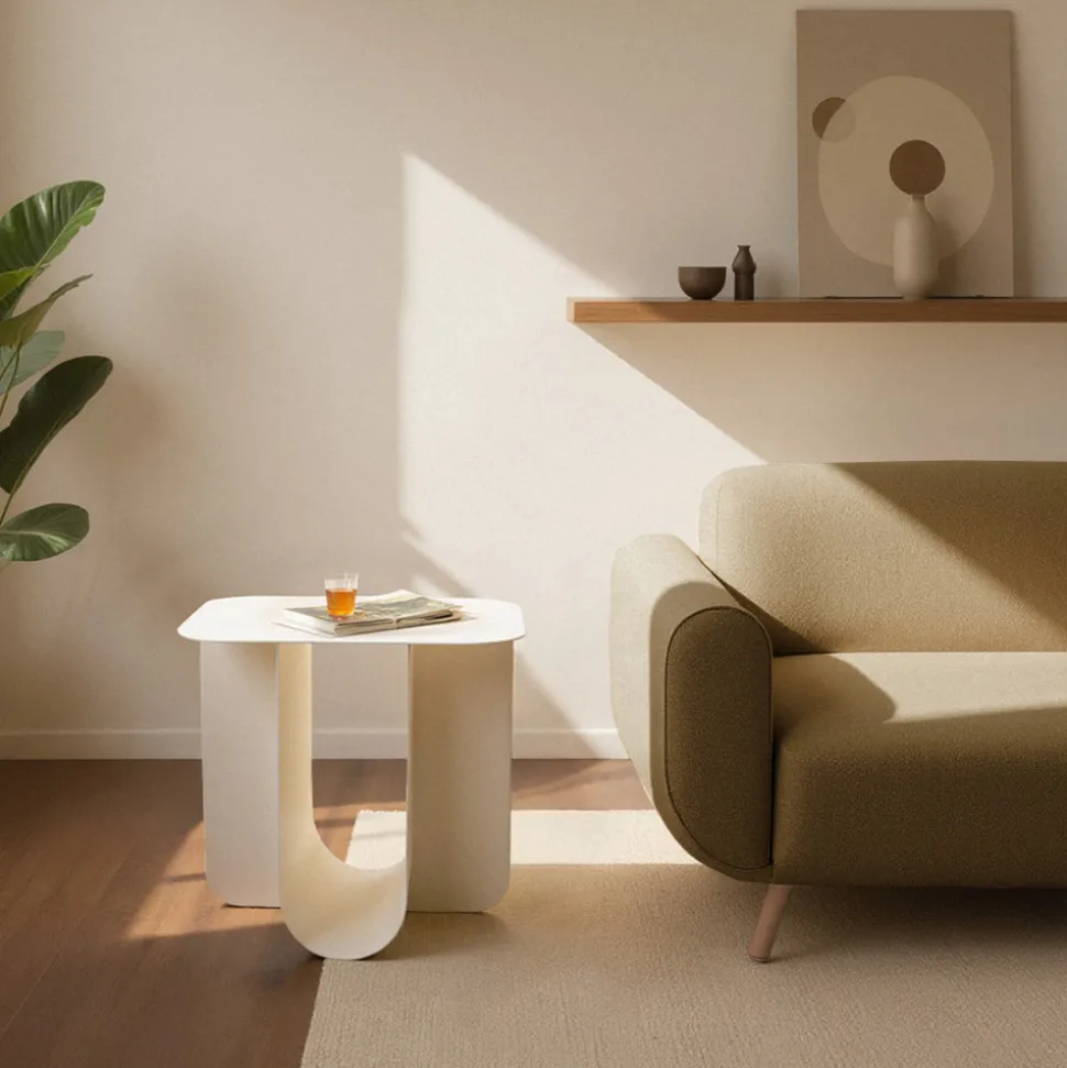 BLUM Table d'appoint en métal 45x40cm