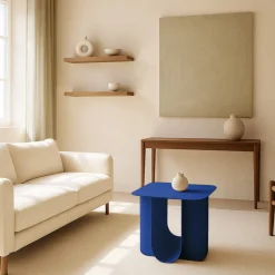 BLUM Table d'appoint en métal 45x40cm