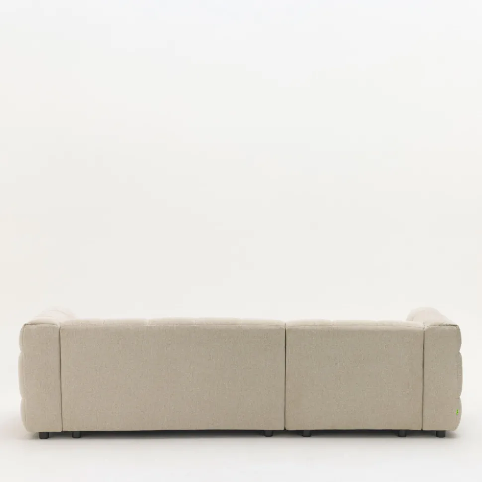 BOLLY Canapé d'angle réversible 4 places en tissu