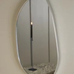 BORGHOLM Miroir organique en aluminium 30x55cm