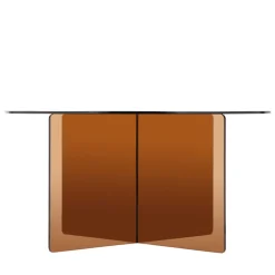 BOSTON Table basse ronde en verre ø80cm