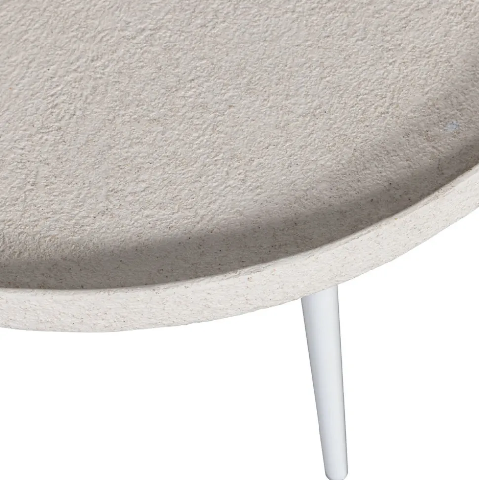 BOUNDS Table basse ronde en métal ø58cm