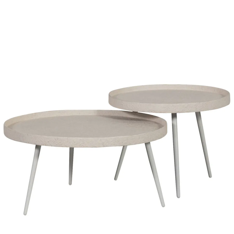 BOUNDS Table basse ronde en métal ø76cm