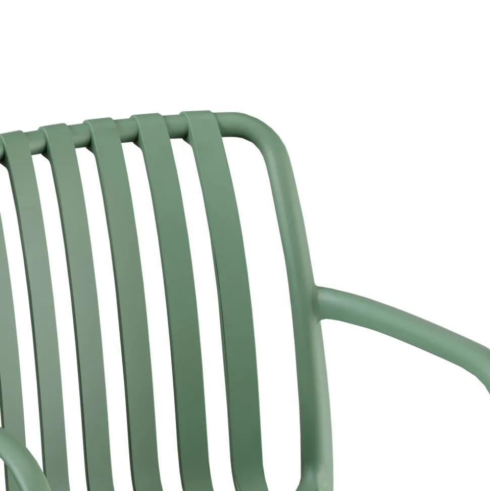 BRANO Lot de 2 fauteuils de jardin en résine
