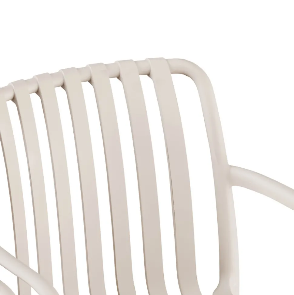 BRANO Lot de 2 fauteuils de jardin en résine