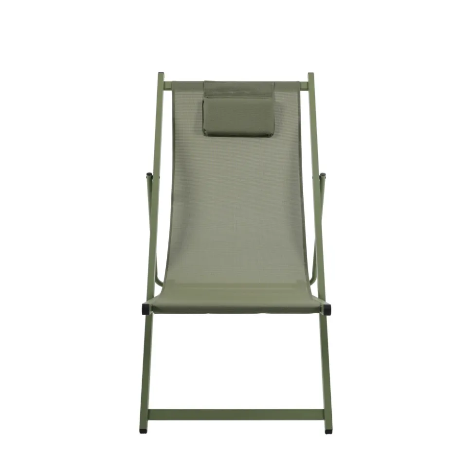 BRISA Lot de 2 chiliennes en aluminium