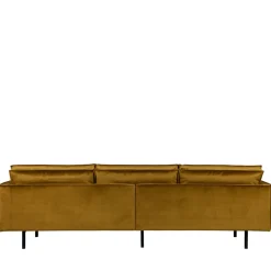BRONCO Grand canapé 4 places vintage velours