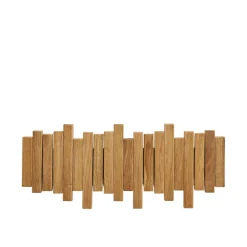 CALTRA Porte-manteaux en bois L40cm