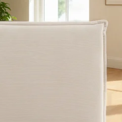 CAMA Lit coffre en velours côtelé 160x200cm