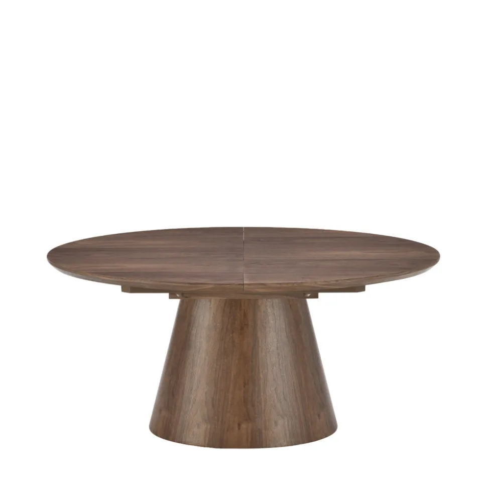CAMI Table à manger extensible 6 à 8 personnes ovale en bois