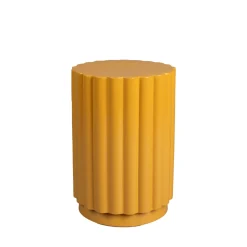 CAMILA Table d'appoint ronde en métal ø32cm