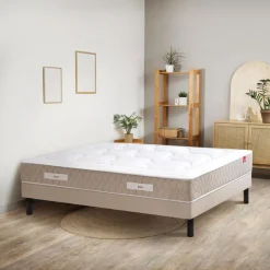 CLÉMAÉ 2 Matelas à ressorts et latex, accueil équilibré