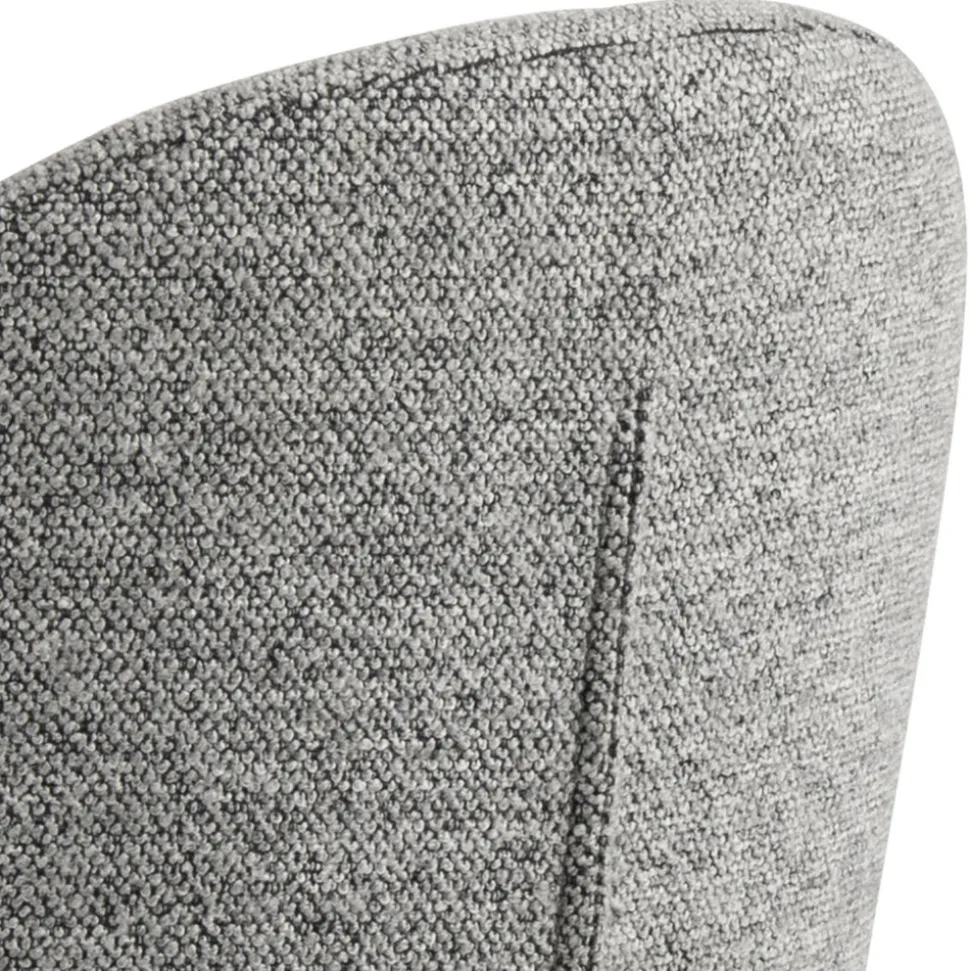 COLOBURA Tabouret de bar réglable en tissu et métal H55-80cm