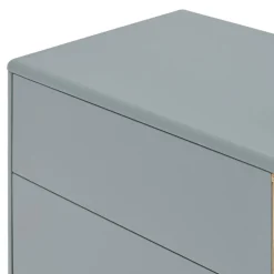 CORVO Buffet 1 porte 6 tiroirs en bois L180cm