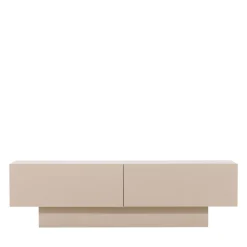 CUENCA Meuble TV 2 portes battantes en bois L160cm